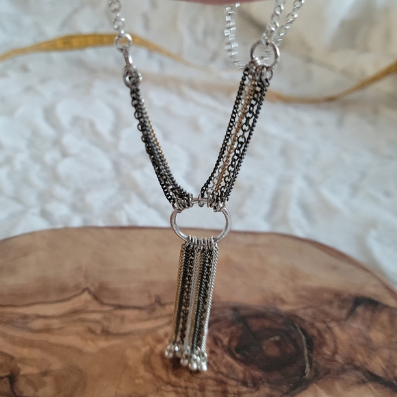 Mixed Metal Necklace - Picture 4 of 5